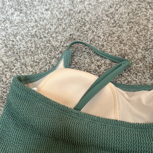 Kona Sol - Women’s Pucker Texture Square Neck Bikini Top - Picture 5 of 5